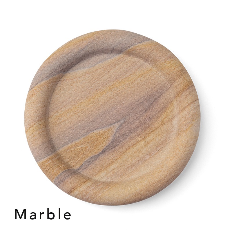 STONE CIRCLE TRAY (5Colors)