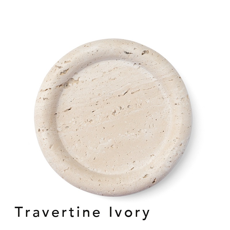 STONE CIRCLE TRAY (5Colors)