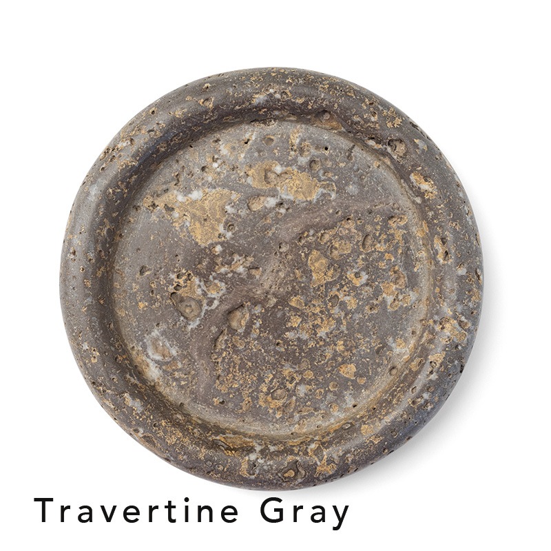 STONE CIRCLE TRAY (5Colors)
