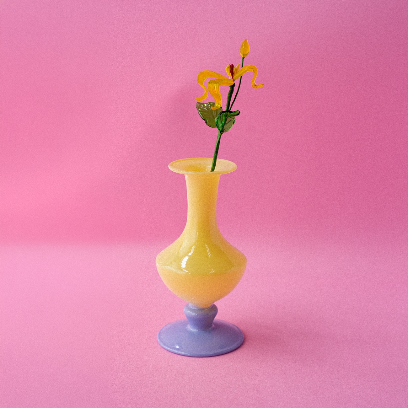 ��SET�����MINI VASE  -TWO TONE- �� ARTIFICIAL GLASS FLOWER 