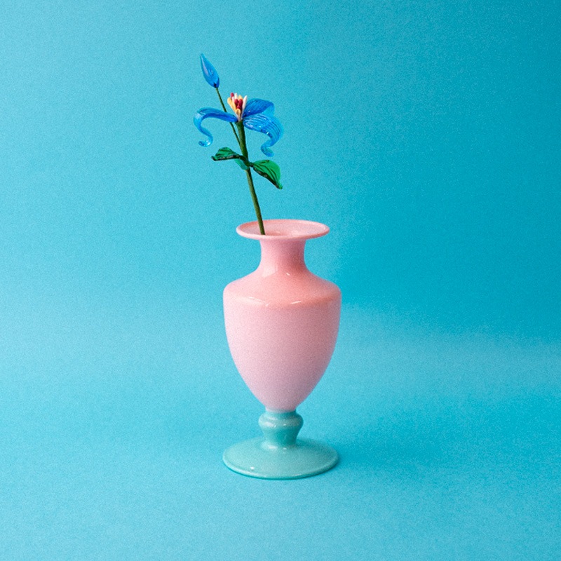��SET�����MINI VASE  -TWO TONE- �� ARTIFICIAL GLASS FLOWER 