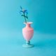 ��SET�����MINI VASE  -TWO TONE- �� ARTIFICIAL GLASS FLOWER 