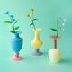 ��SET�����MINI VASE  -TWO TONE- �� ARTIFICIAL GLASS FLOWER 