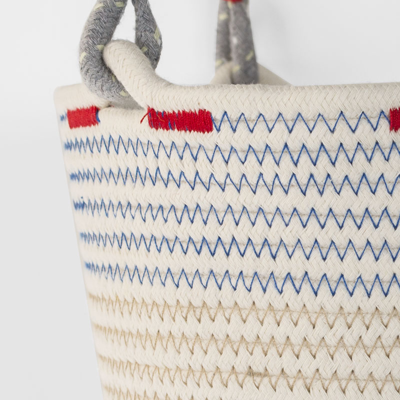 COTTON HANGING BASKET (3color)