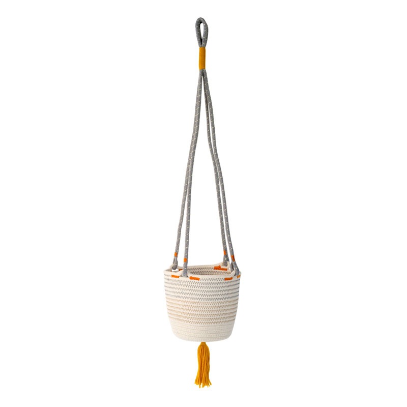 COTTON HANGING BASKET (3color)