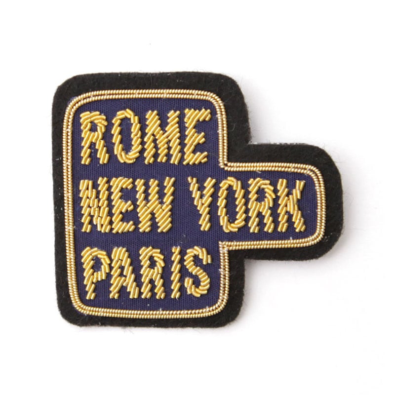 ��SALE��EMBLEM BADGE / CITY ��Navy��