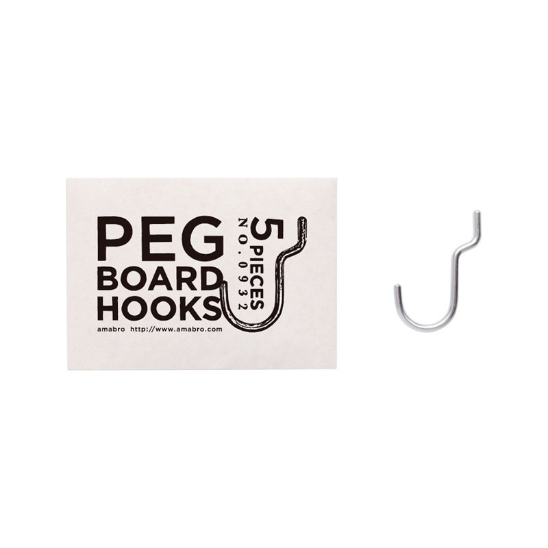 PEG BOARD HOOKS