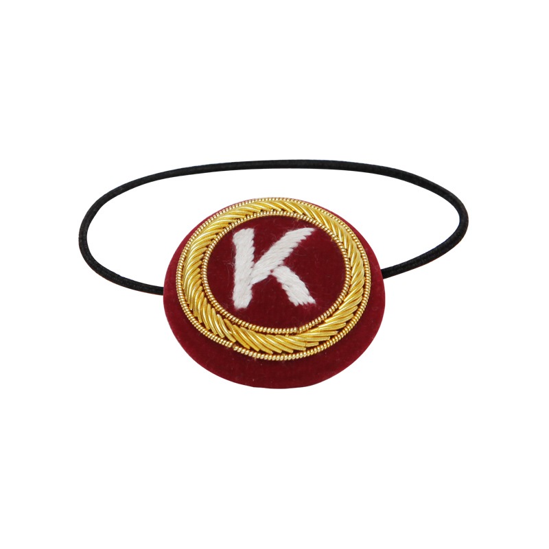 INITIAL HAIR BAND / K