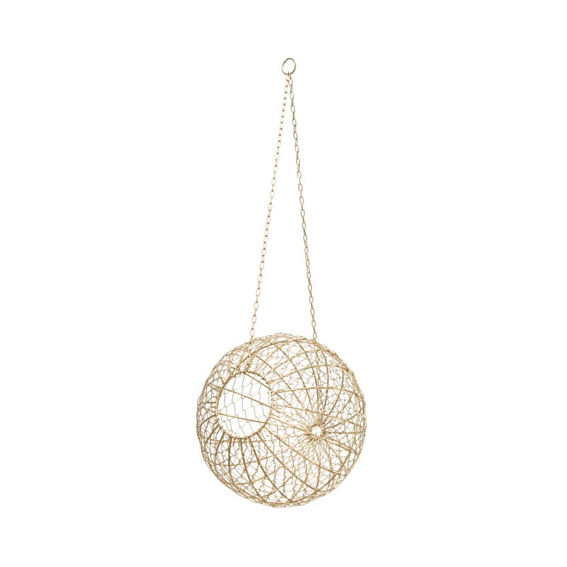 ��SALE��Wire Ball Hanging / Gold (M)