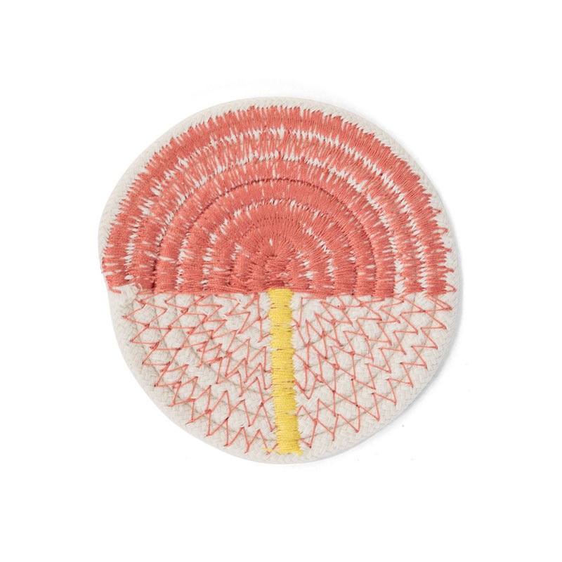COTTON COASTER / Coral Pink