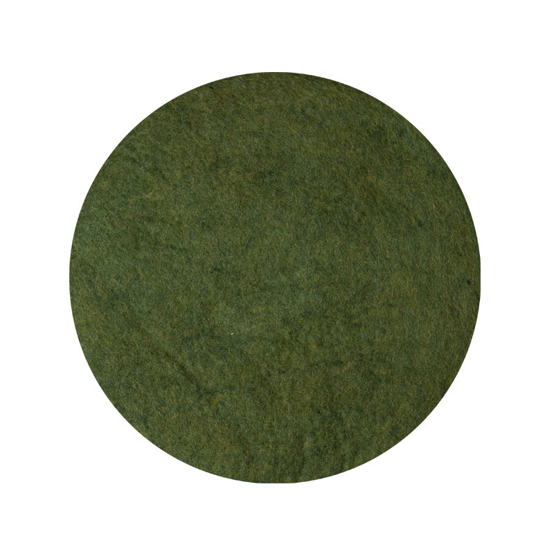 FELT ROUND CUSHION / Green��Turquoise