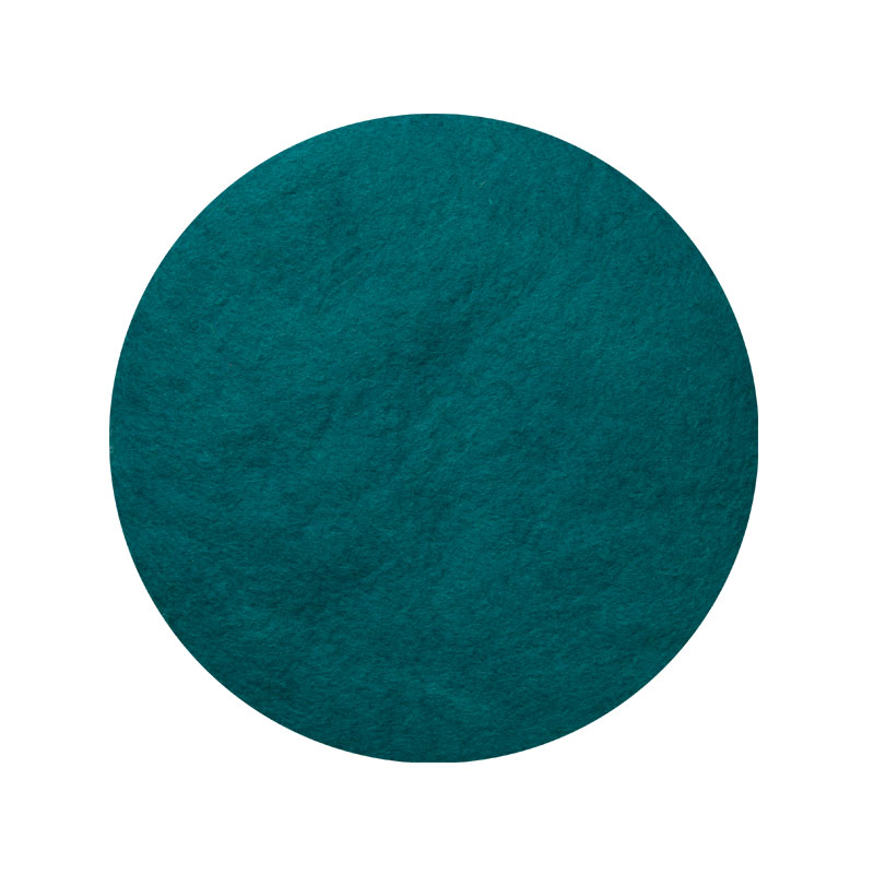 FELT ROUND CUSHION / Green��Turquoise