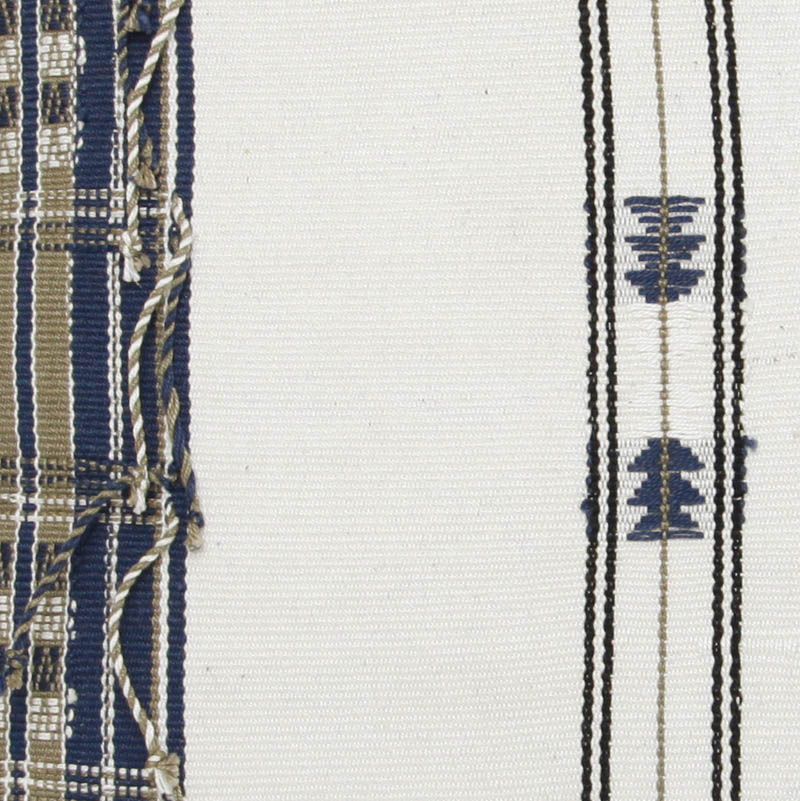 NAGA CUSHION(WHITE/BLUE)