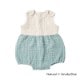 BAB GAUZE ROMPERS & BIB SET / 60cm