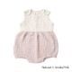 BAB GAUZE ROMPERS & BIB SET / 60cm