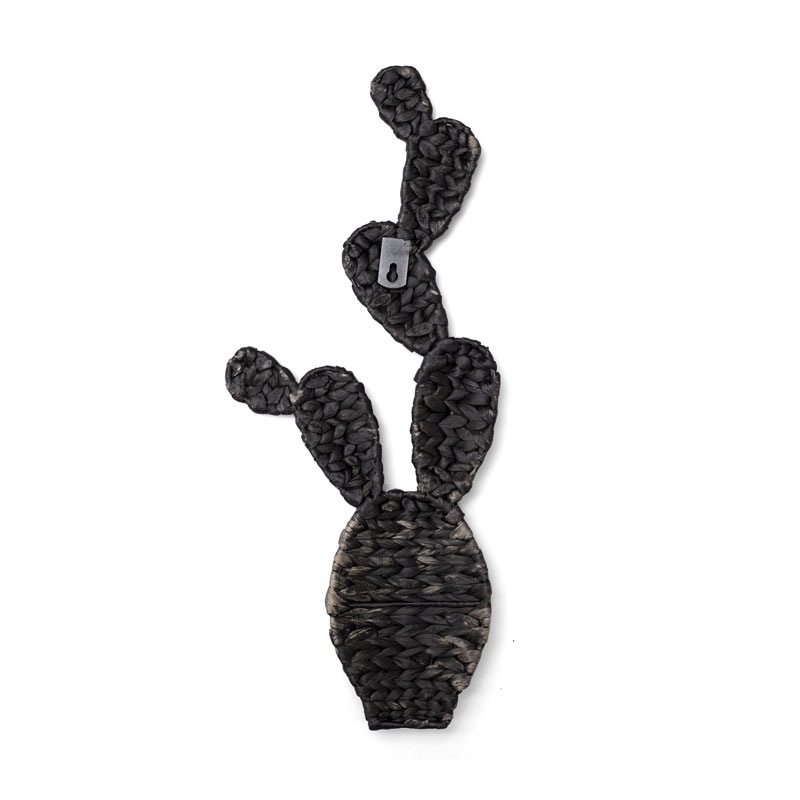 CACTUS BRAID Round Fan / Black