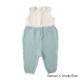 BAB GAUZE ROMPERS & BIB SET / 80cm