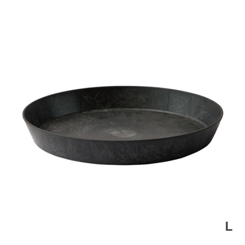 ART STONE SAUCER / Black