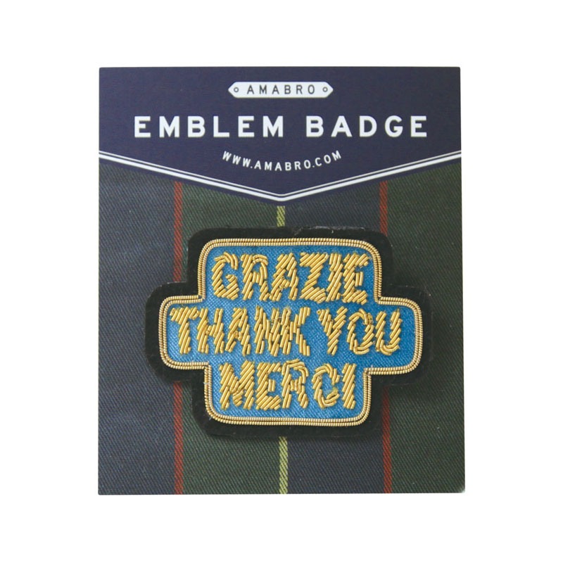 ��SALE��EMBLEM BADGE / THANK YOU ��PINK��
