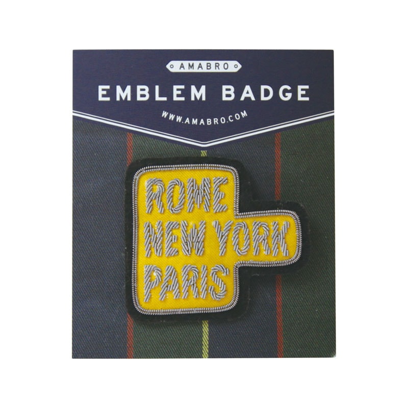 ��SALE��EMBLEM BADGE / CITY ��Navy��