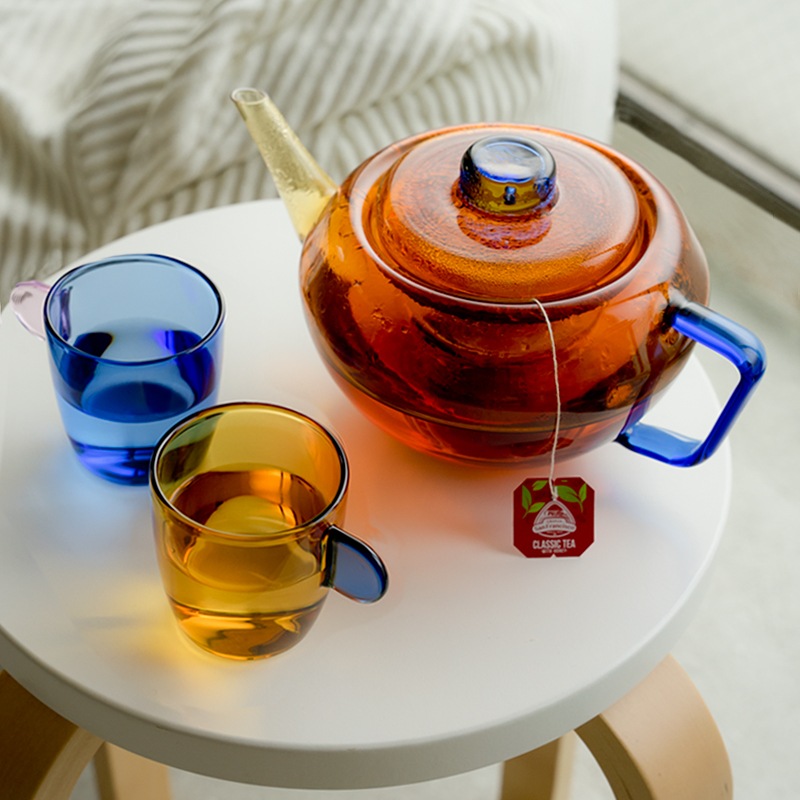 GLASS TEA POT4Color)