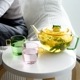 GLASS TEA POT4Color)