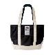 COOLER TOTE BAG / Black �� Natural(L)