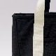 COOLER TOTE BAG / Black �� Natural(L)