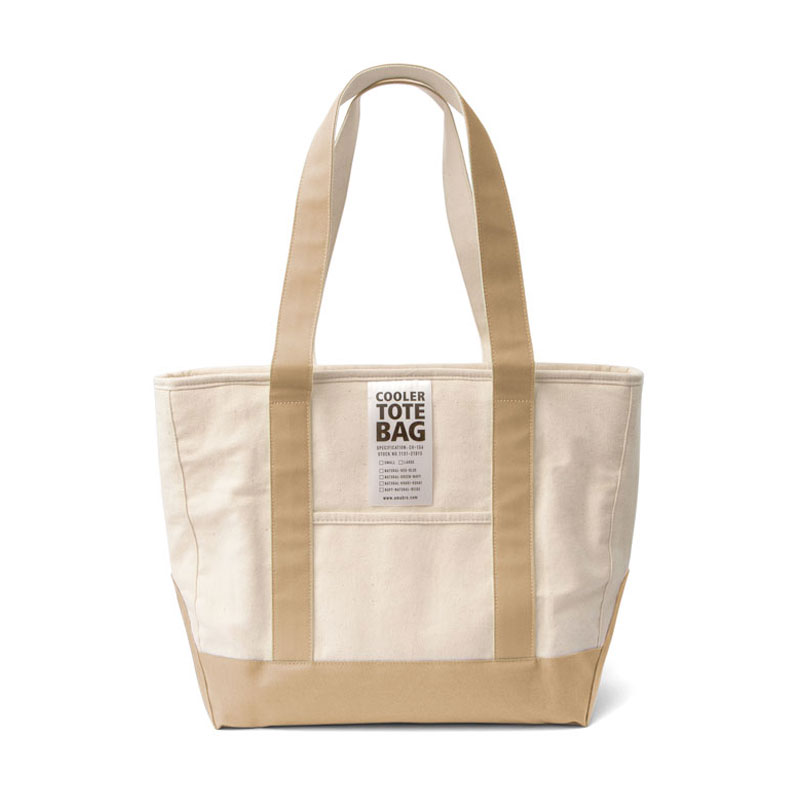COOLER TOTE BAG / Natural �� Beige(L)