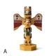 WOODEN CARVING TOTEM POLE(��type)