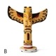 WOODEN CARVING TOTEM POLE(��type)