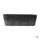 ART STONE CONTAINER ROUND / Black