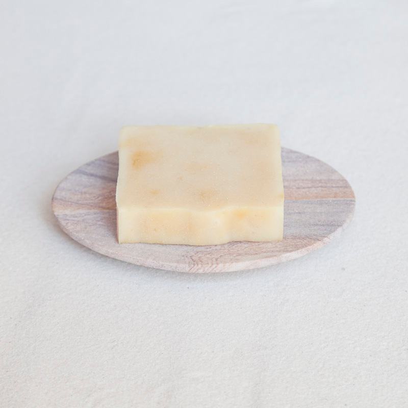 SANDSTONE SOAPDISH / White