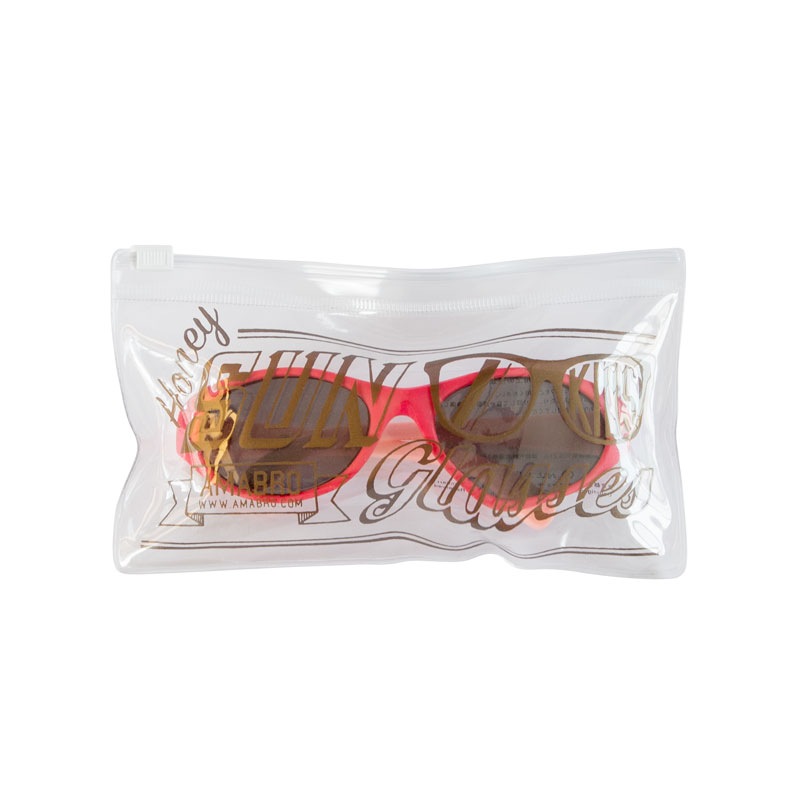 HONEY SUNGLASSES -OVAL- / Red