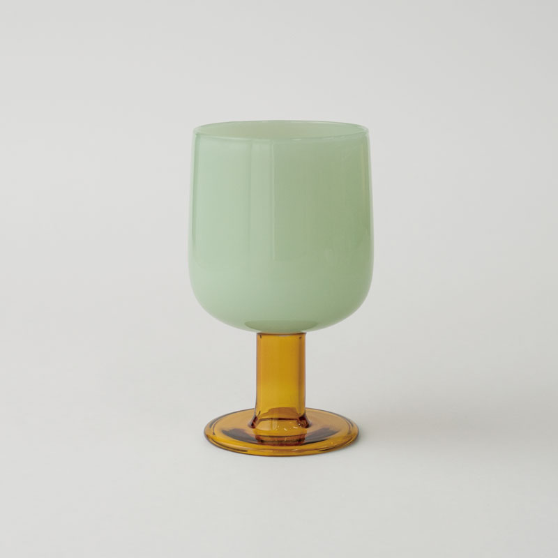 TWO TONE WINE GLASS (4color)