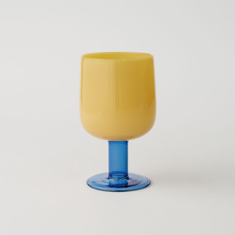 TWO TONE WINE GLASS (4color)