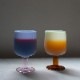 TWO TONE WINE GLASS (4color)