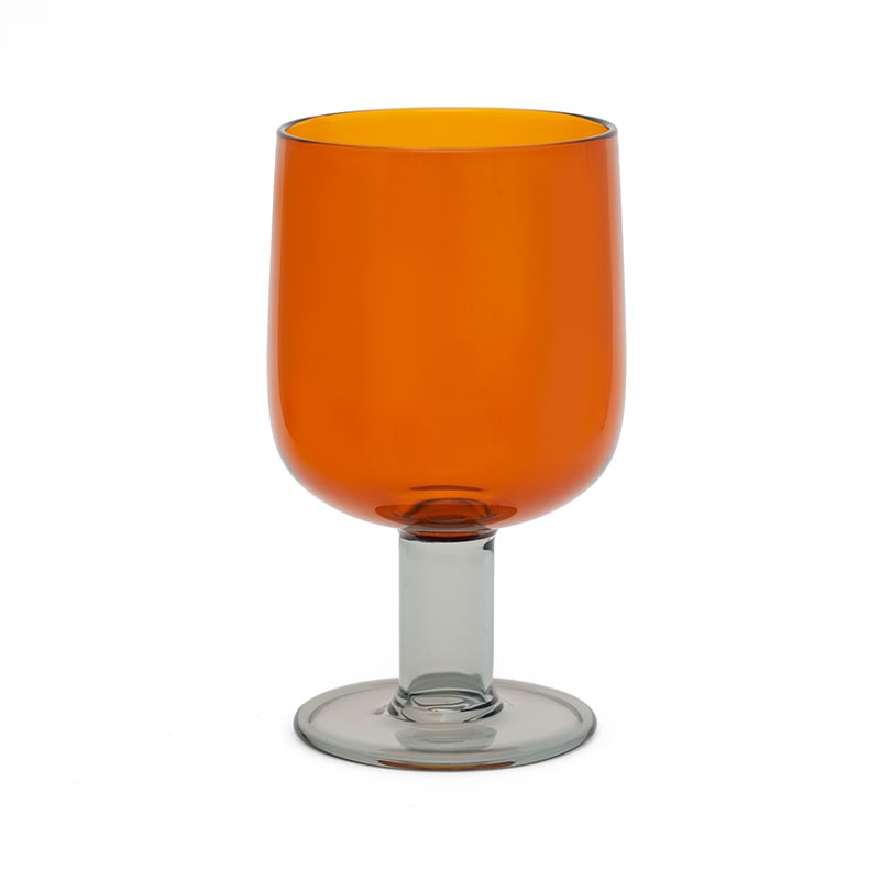 TWO TONE WINE GLASS - limited color (5Colors)