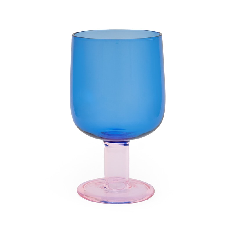TWO TONE WINE GLASS - limited color (5Colors)