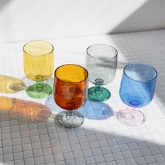 TWO TONE WINE GLASS - limited color (5Colors)