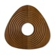 WOOD CIRCLE TRAY -Triangle Natural - 2color / 2size