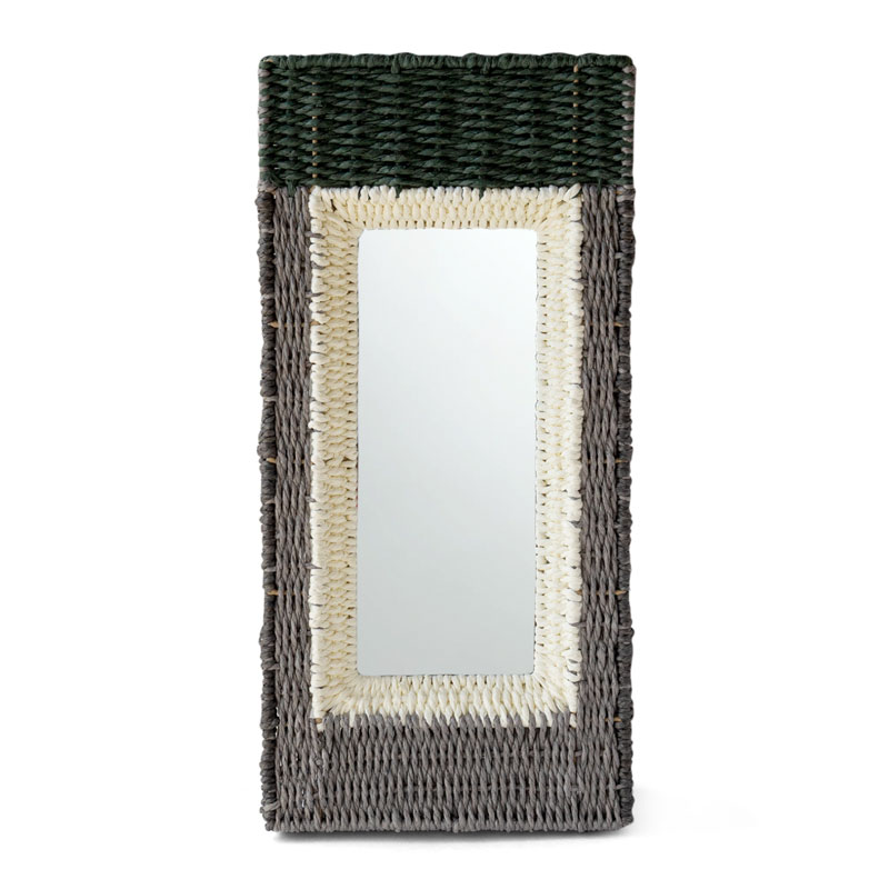 WEAVING WALL MIRROR��Circle / Rectangle (3color)