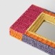 WEAVING WALL MIRROR��Circle / Rectangle (3color)