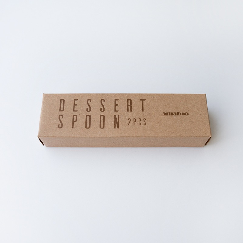 DESSERT SPOON(2pcs set) 4color