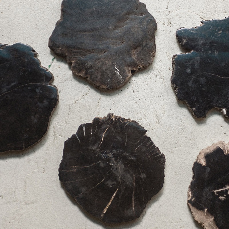 WOOD COASTER / Black