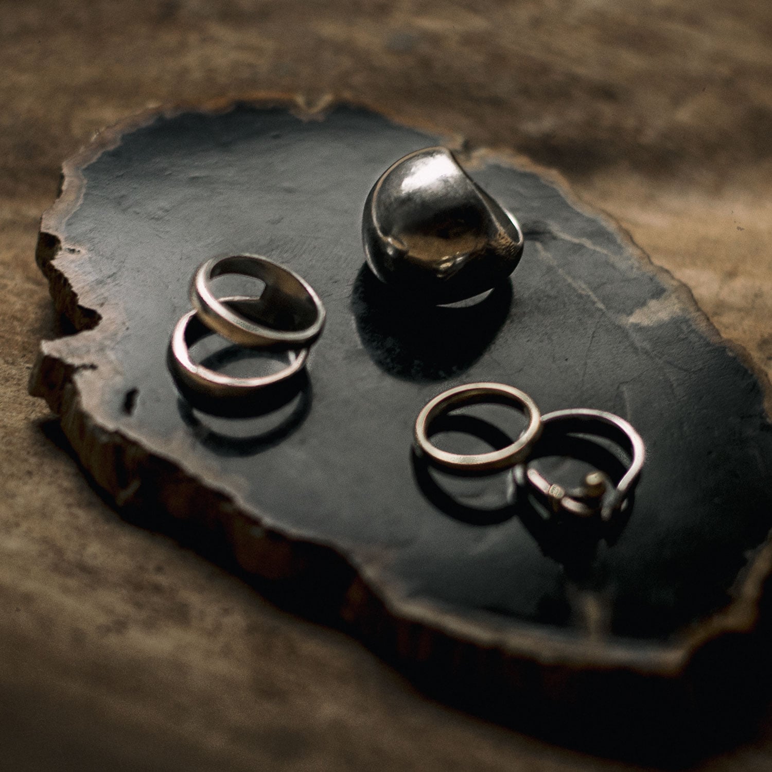 WOOD COASTER / Black