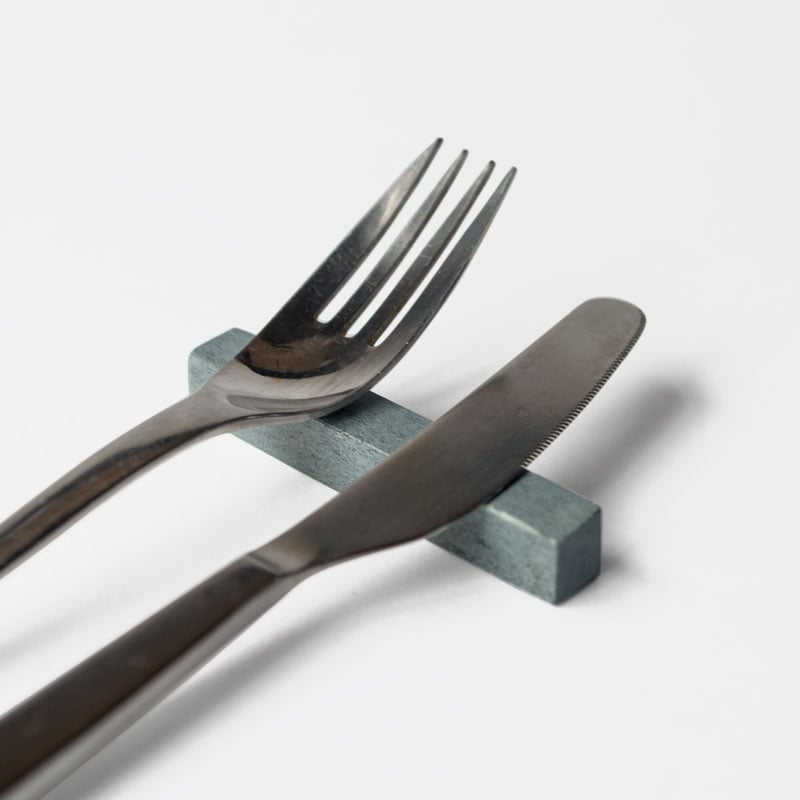 SANDSTONE CUTLERY HOLDER / Black(Square)