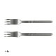 DESSERT FORK(2pcs set) 4color
