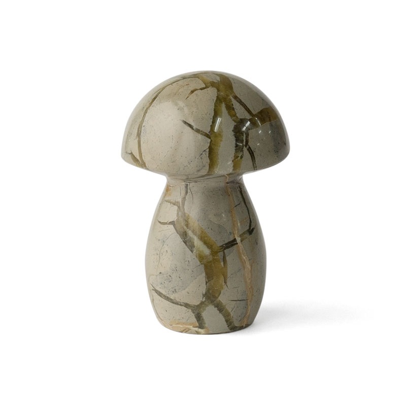 MUSHROOM STONE - Jasper Gray -2size