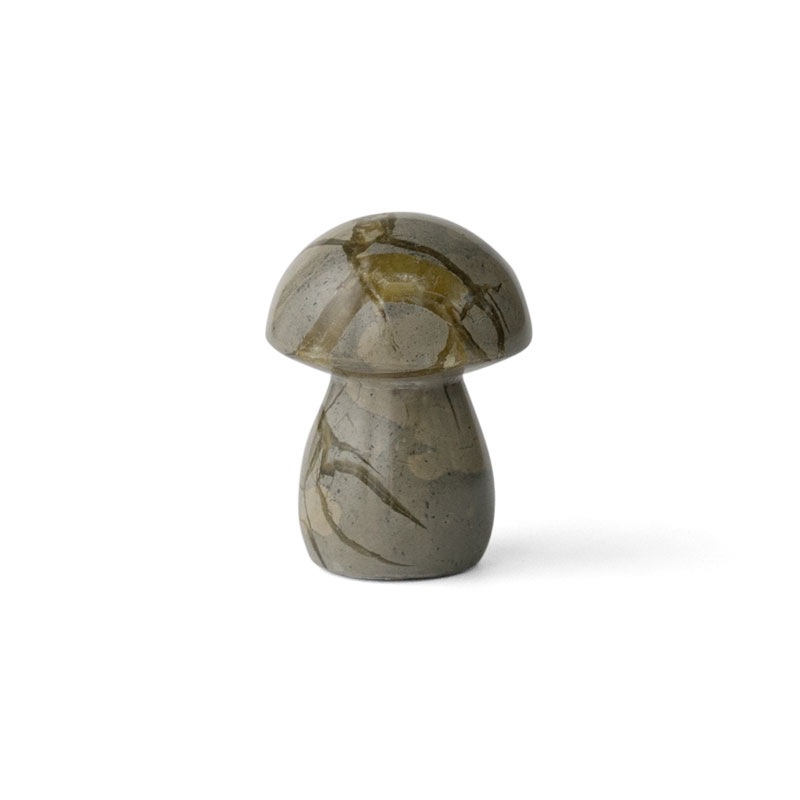MUSHROOM STONE - Jasper Gray -2size